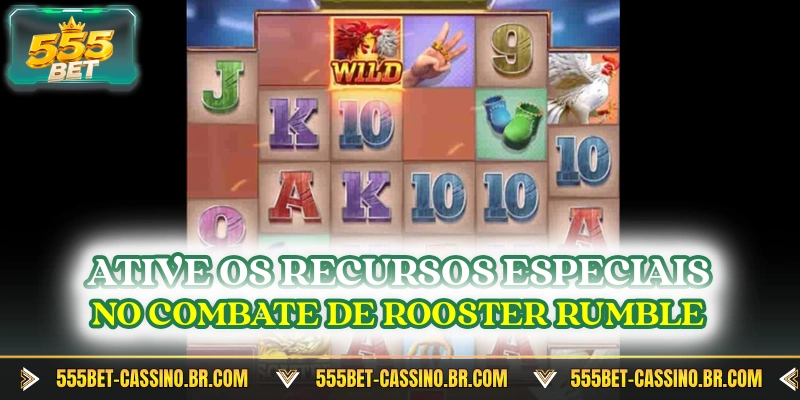Ative os recursos especiais no combate de Rooster Rumble