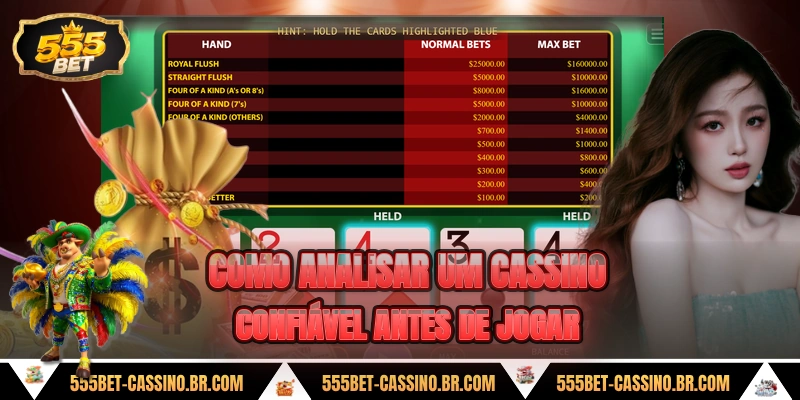 Como analisar um cassino confiavel antes de jogar