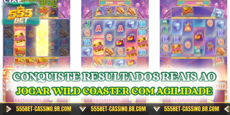 Conquiste resultados reais ao jogar Wild Coaster com agilidade