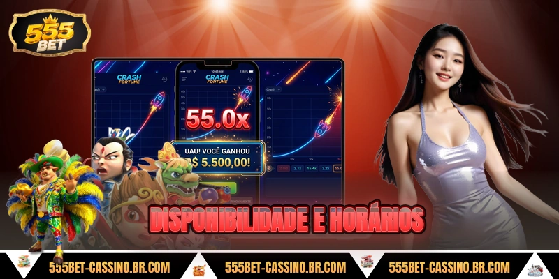 Disponibilidade e horarios