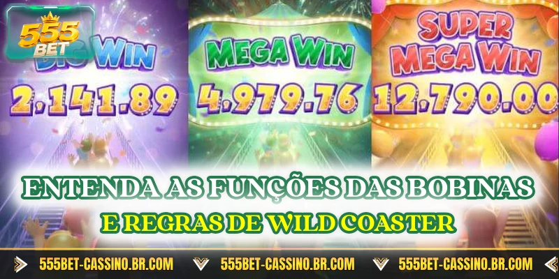 Entenda as funções das bobinas e regras de Wild Coaster