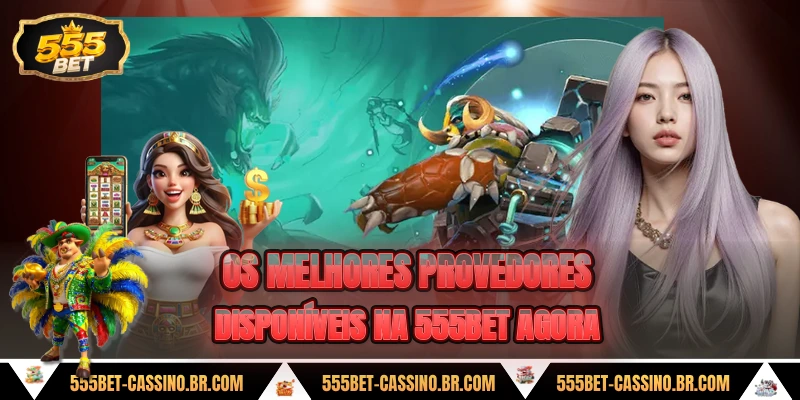 Os melhores provedores disponíveis na 555BET agora